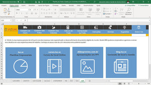 Planilha de Cálculo de Fretes Cubados por Caminhão em Dashboard