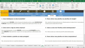 Planilha de Acompanhamento de Vendas e Clientes em Dashboard