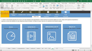 Planilha de Acompanhamento de Vendas e Clientes em Dashboard