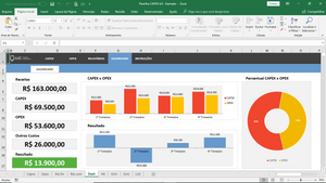 Planilha CAPEX em Excel 4.0