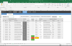 Planilha de Conciliação Bancária em Excel 4.0