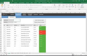 Planilha de Conciliação Bancária em Excel 4.0