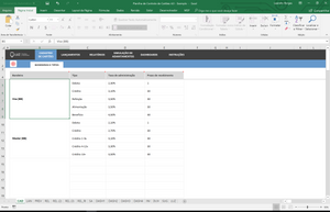 Planilha de Controle de Cartão de Crédito em Excel 4.0