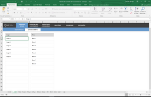 Planilha de Cadastro e Controle de Funcionários em Excel 4.0