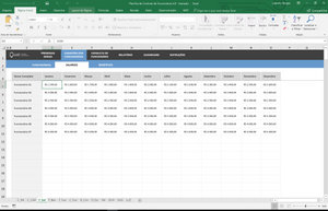 Planilha de Cadastro e Controle de Funcionários em Excel 4.0