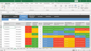 Planilha de Avaliação de Eficácia de Treinamentos em Excel 4.0