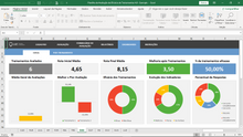 Load image into Gallery viewer, Planilha de Avaliação de Eficácia de Treinamentos em Excel 4.0
