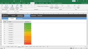 Planilha de Avaliação de Fornecedores em Excel 4.0