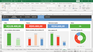 Pacote com 9 Planilhas de Finanças Empresariais