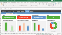 Load image into Gallery viewer, Pacote com Planilhas e Apostila: Planejamento Financeiro em Excel
