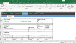 Planilha de Cálculo de Substituição Tributária em Excel 4.0