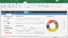 Load image into Gallery viewer, Planilha de Cálculo de Trabalho Intermitente em Excel 4.0
