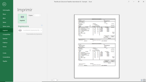 Planilha de Cálculo de Trabalho Intermitente em Excel 4.0