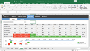 Planilha de Controle de Ações para Investidores em Excel 4.0