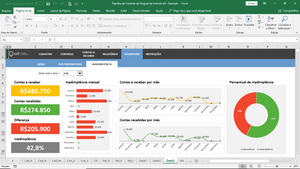 Planilha de Controle de Aluguel de Imóveis em Excel 4.0