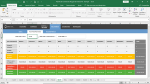 Planilha de Controle de Aluguel de Imóveis em Excel 4.0