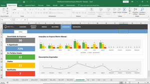 Planilha de Controle de Arquivo Morto em Excel 4.0