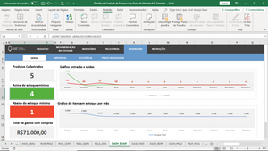 Planilha de Controle de Estoque com Prazo de Validade em Excel 4.0