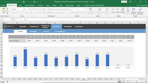 Planilha de Controle de Estudo para Concurso em Excel 4.0