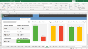 Pacote com Planilhas e Apostila: Planejamento Financeiro em Excel