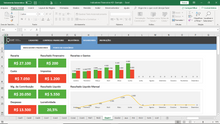 Load image into Gallery viewer, Planilha de Indicadores Financeiros em Excel 4.0
