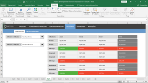 Planilha de Planejamento Financeiro Empresarial em Excel 4.0