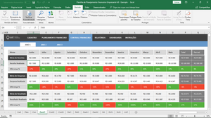 Planilha de Planejamento Financeiro Empresarial em Excel 4.0