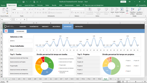 Planilha de Timesheet em Excel 4.0