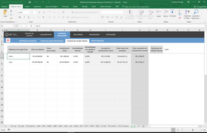 Planilha de Orçamento Pessoal e Familiar em Excel 4.0