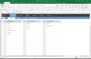 Planilha de Orçamento Pessoal e Familiar em Excel 4.0