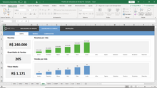 Load image into Gallery viewer, Planilha de Indicadores de Vendas em Excel 4.0
