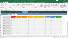 Load image into Gallery viewer, Planilha Matriz Nine Box de Avaliação de Desempenho em Excel 4.0
