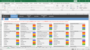 Planilha de Teste de Perfil DISC em Excel 4.0