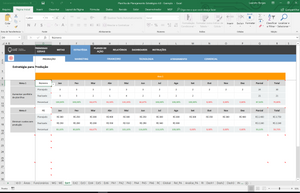 Pacote de Planilhas de Estratégia