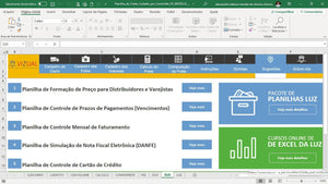 Planilha de Cálculo de Fretes Cubados por Caminhão em Dashboard