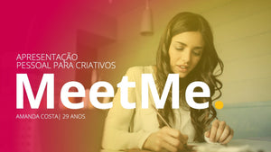 Apresentação Pessoal Criativa Powerpoint - MeetMe