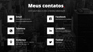 Apresentação Pessoal Criativa Powerpoint - MeetMe